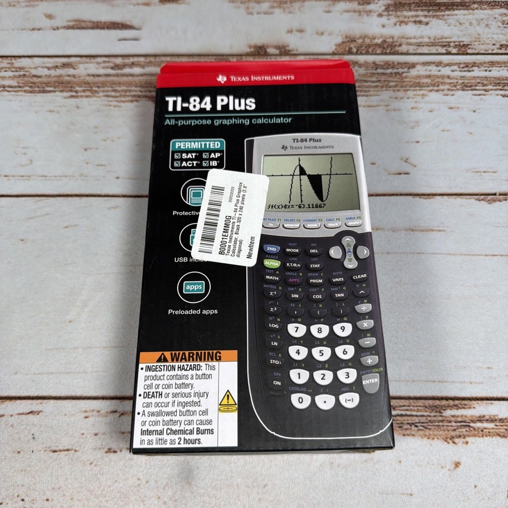 Texas Instruments TI 84 Plus All Purpose Graphing Calculator Brand New Sealed